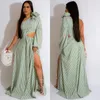 Roupas étnicas Uma manga de vestidos africanos elegantes para mulheres 2023 Moda muçulmana Abayas Dashiki Robe Kaftan Long Maxi Dress Africa