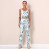 Yoga Outfits Colorful Printing Seamless Yoga Set Workout Clothes for Women Sportswear Leggings Bra Mujer Plus Size Sport Set Women Outfit AA230509