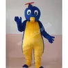 Adult penguin blue Monster Mascot Costume Cartoon Character Doll Advertising Fancy Dress Party Animal Carnival
