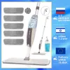 MOPS Water Spray Mop Uchwyt do czyszczenia domu narzędzia do mycia leniwego sprzątacza płaskiego podłogi z zamiennym podkładką do mikrofibry wielokrotnego użytku 230510