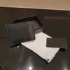 Projektant Karta Holder Tkanina skórzana karta biznesowa luksusowy portfel luksusowa kobieta karta kredytowa kieszeń mini torebka mini torebka