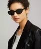 Summer New Womens Cat Eye Sunglasses Acetate Frame Classic Black Frame lady Casual Sexy Small Frame Sunglasses SL316