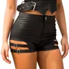 Kvinnors shorts in for Teen Girls Leather Sexy Mini Plus Size Women's Clothing