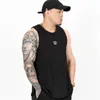 Men's Tank Tops Brand Gym Stringer Top Men Bodybuilding Vest Cotton Sleeveless Shirt Fitness Singlet Sportwear Workout top 230509