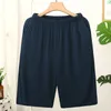 Mäns shorts homme kort herr jogging casual sweatpant män storlek 6xl andas hem shorts strand fast bomullshorts män randiga trosor 230510