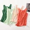 Camisoles Tanks Summer Loose Cotton Linen Spaghetti Crop Tank Strap Top Green Tops For Women Camisole 230510