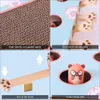 Toys Interactive Cat Toy 3 i 1 Chase Hunt Mouse Cat Games Box med Scratcher Cats Scratch Board Spring Stick Hit Gophers Maze Toys