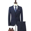 Men's Suits Custom Made Groom Wedding Dress Blazer Pants Business High-end Classic Trousers SA04-64599