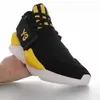 Designer Fashion luxury Y3 dazzling shoes Mens Women Running Shoes trainers White black yellow breathable High-end leather trendy Casual sports platform shoes