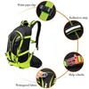 Backpacking Packs Anmeilu Watertproof Dwaterproof Water Backpack Cycling 20L Unisex Vandring Running Hydration Pack Blåscampingväska med regnrock P230510