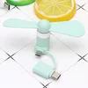 2in1 Typ C Micro USB Mini Fan Radiator för Samsung Xiaomi Huawei HTC Phone Mini Portable Mobile Liten Fan