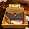 M44876 Pochette Orijinal Deri Debriyaj Çantaları Crossbody Lüks Tasarımcı Metis Cüzdanlar Çanak Omuz Kayışı Üst Tase Çantası Klasik Eski Çiçek Cüzdan Hediyesi