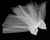 Gelin Peçe Nzuk Beyaz Kristal Dövüş Düğün Saç Aksesuarları Kafa Bantları Vines Yay örgü süsleri Bruiloft Accessoires
