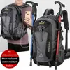 Packs de randonnée en plein air imperméable à l'eau étanche à l'eau voyage terking randonnée camping sports loisirs 40lbag escalade grande capacité sac à dos swisswin P230511