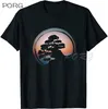 T-shirts homme Kaus Atasan Pria Pohon Bonsai Dalam Jepang Anime Manga Mode Katun Hombre Lucu Pakaian Jalanan 230510