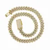 Iced Out Natural Diamond Ketters for Men 7mm 10K 14K 18K Yellow White Rose Gold Hip Hop Jewelry Miami Cuban Link Chain