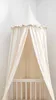 Crib Netting 100% Cotton Crib Kids Room Deco Baldachin with Frill Bed Curtain Canopy for Nursery 230510