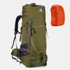 Backpacking Packs 80L herrresor ryggsäck Big vandringsväska molle turistvattentät vattensport utomhus klättring camping axelväska med regnrock p230510