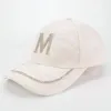 Nouvelle casquette à la mode, chapeau de protection solaire polyvalent, lettres M, chapeaux de soleil d'extérieur étrangers pour hommes et femmes, casquettes de baseball d'été