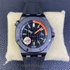 A. PS mens watches Ceramic Case 15707CE 3120 All-in-one Sapphire Mirror Natural Rubber band