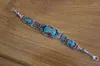 Braccialetti con ciondoli BR041 Nepal Fashion Women Tibetan Copper Lapis Turquoises Colorful Stone Clasp Arrivo