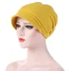 Beanies Beanie/Skull Caps Katoen Warm Winddicht Cap Chemotherapie Paal Hoed Moslimhoofddoek Vrouwen Haaraccessoires