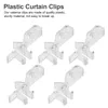 Curtain Clips Blind Curtainvalance Window Drapery Hook Holders Bracket Fixing Rod Vertical Clamps Parts Accessoriesclear