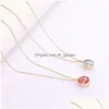 Pendentif Colliers Mode Chaîne En Or Résine Druzy Collier Pour Femmes Fille Déclaration Pierre Ras Du Cou Bijoux Cadeau En Gros Drop Dhgarden Dhvzt