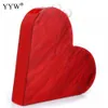 Evening Bags Female Clutch Bag Heart Clutches Purse Handbags 2023 New Designer Party for Women Red Luxury Weeding 230427