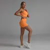 Yoga Outfits Seamless Yoga Sets Summer Workout Clothes for Women Sports Bra Gym Shorts Female Sports Suit Running Sportswear Fitness Clothing AA230509