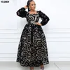 Ropa étnica S5XL Vestido largo de Navidad Vestidos africanos para mujeres Dashiki Fiesta elegante Traje de malla Femm Ropa Tallas grandes África 230510