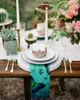 Masa peçete 4pcs kelebek retro kare peçeteler 50x50cm parti düğün dekorasyon bezi mutfak yemeği servis