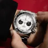 Wristwatches PAGANI DESIGN Jam Tangan Pria Kuarsa Chronograph Panda Retro Olahraga Mewah untuk Safir 10Bar Kedap Air 230510