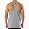 Mens Tank Tops Vest Summer Sports Fitness Crew Neck Hym Top Gym 달리기 훈련 옷 야외 농구 민소매 Tshirt 230509