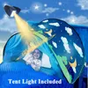 Crib Netting Summer Kids Dream Bed Mugo Tents With Light Storage Pocket Children Night Sleeping Foldable Pop Up Matras Tent Playhouse 230510