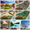 Shade 2/3/3.6/5M Heavy Sail Sun Canopy Cover Outdoor Trilateral Garden Yard Awnings Waterproof Car Sunshade Cloth Summer 230510