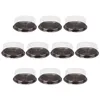 Geschenkomschakeling 10 PCS Cupcake Container 8 inch doos Dessert Packing Mini -dozen uitschakelen Containers Wegwerp transporthouder Transparant