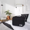 Sacs de rangement 1 2 câble organisateur support de sac universel Simple coffre-fort carte mémoire chargeur électronique accessoires Organisation pochette noir