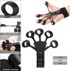 Finger Gripper Hand Strengthener Guitar Finger Flessione e dispositivo di allenamento per l'estensione 6 Allenatore di forza resistente Esercitatore per dita