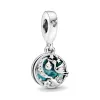 925 sterling silver charms for pandora jewelry beads Neastamor New Sparkling Moon Beads Bead