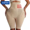 Womens Shapers YBFDO Fake Buttocks Women Ass Butt Lifter Enhancer Shapewear Panties Hip Pads High Waist Body Underwear Shaper Pants 230509