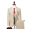 Męskie garnitury na zamówienie pana młodego sukienki ślubne Blazer Pants Business High-end Classic Spodni SA04-41599