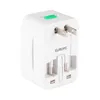 Internationella väggladdare Global Travel Adapter Universal Socket Plug Eu oss alla i en världsgränsisk kontakt B1 med detaljhandelspaket