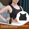 Womens Shapers Women Breathable Chest Breast Binder Side Buckle Short Vest Tops Underwear Tank Wireless Wrap Bandage 230509