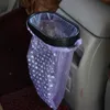 Bil Trash Bag Auto Trash Can Foldbar Car Organizer Frame Fordonsram Skräpväska Lagring Hängande Håller Billagring