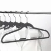EasyFashion Heavy Duty Non Slip Velvet Clothing Hanger、100 Pack、Gray