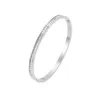 Full Sky Star Armband Titanium Steel Love Bangle Womens Handsmycken Högklassig full diamantsmycken