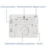 Relógios de parede Ultra fina relógio eletrônico, simples digital LCD Disply Multifuncional Temperatura e Alarme de umidade