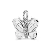 925 sterling silver charms for pandora jewelry beads Dangle New european cup butterfly rose red pink spacer clip diy