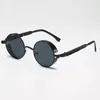 Sunglasses Retro Steampunk Men Women Vintage Round Sun Glasses Fashion Metal Driving Shades Goggle